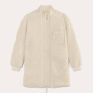 Everlane Women's Teddy Jacket in Birch, Size Extra Large